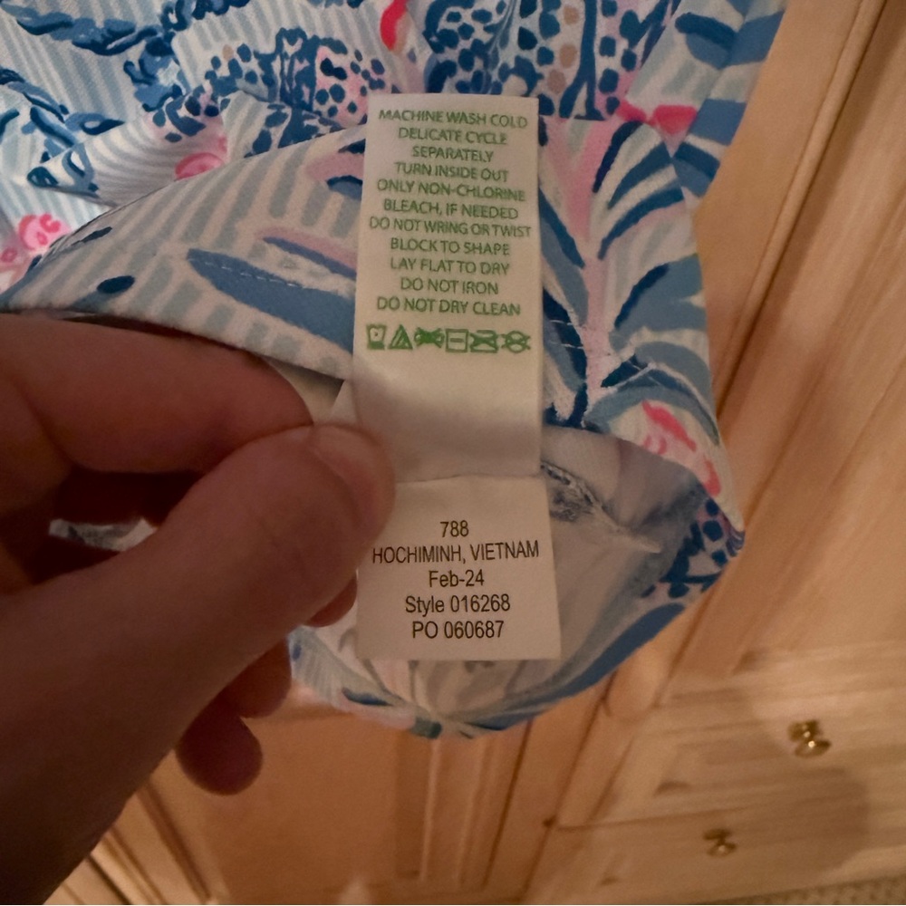 EUC Lilly Pulitzer Cayo Costa UPF 50 Dress in Naut Today Engineered - Picture 7 of 9